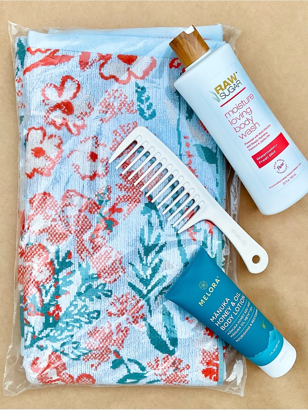 Anthro ❉ Lillian Cotton Floral Bath Towel in Blue
